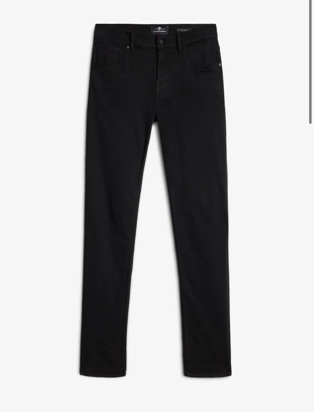7 for All Mankind slimmy black luxe performance 38x30 slacks